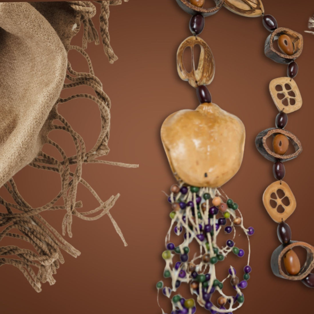 BIOJoias Amazônia Jatobá Sapo Boca Mesa Decorativa Colar Arte de Parede Decorativa Feito à Mão para Sala de Estar, Quarto, Entrada