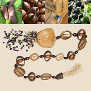 BIOJoias Amazônia Jatobá Sapo Boca Mesa Decorativa Colar Arte de Parede Decorativa Feito à Mão para Sala de Estar, Quarto, Entrada
