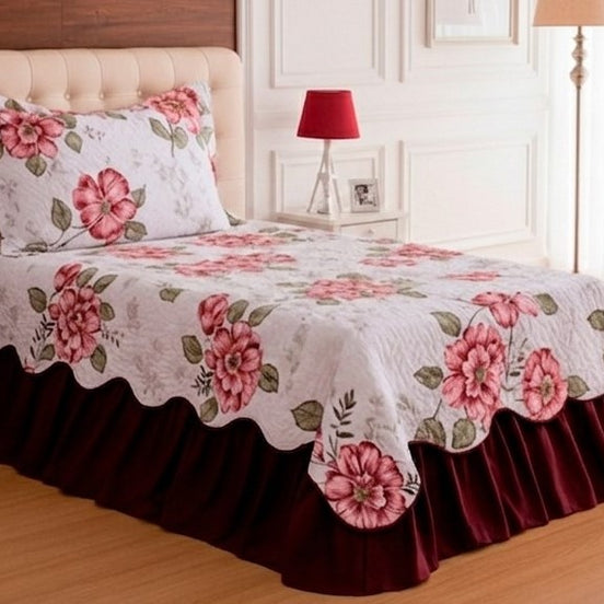 Maison Charlo Belize Single Bedspread Set – Amapola – 3 Pieces