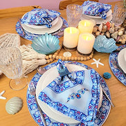 Charlo's Cloth Napkins Set of 4 Beautiful Mandala 16