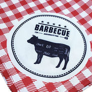 Charlo's Cloth Napkins Set of 4 Red Barbecue II 16