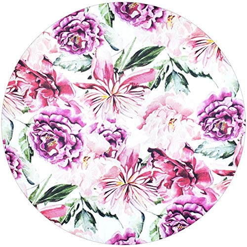 Charlo's Set of 4 Round Placemats Covers 14 Dia inch Floral Love Charlo