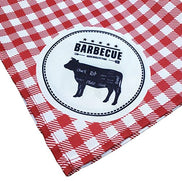 Charlo's Cloth Napkins Set of 4 Red Barbecue II 16