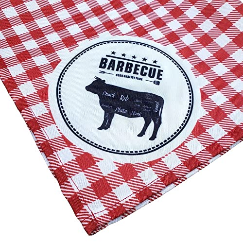 Charlo's Cloth Napkins Set of 4 Red Barbecue II 16
