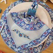 Charlo's Cloth Napkins Set of 4 Beautiful Mandala 16