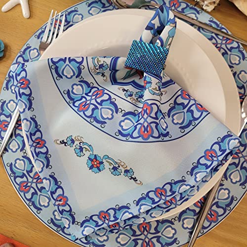 Charlo's Cloth Napkins Set of 4 Beautiful Mandala 16