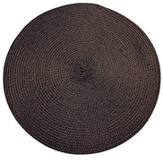 Conjunto de 4 Lugares Americanos Redondos Marrons para Mesa Coleção para Ambientes Internos/Externos 38 cm Diâmetro