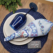 Charlo's Cloth Napkins Set of 4 Beautiful Mandala 16