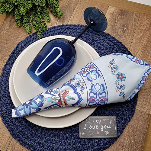 Charlo's Cloth Napkins Set of 4 Beautiful Mandala 16