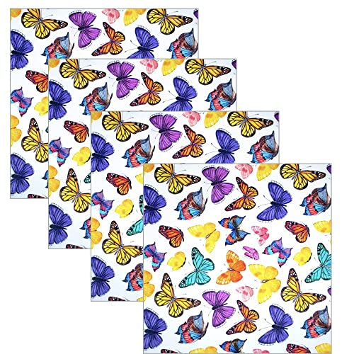 Charlo's Cloth Napkins Set of 4 Charlo's Butterflies 16