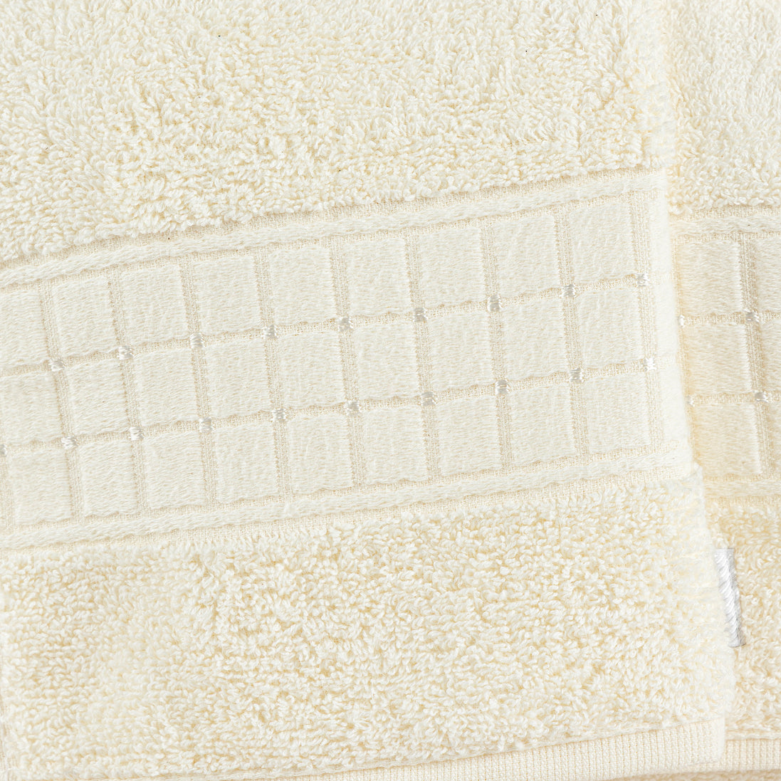5-Piece Cotton Towel Set White Class – Bath, Hand & Bath Mat 450 GSM Soft Absorbent