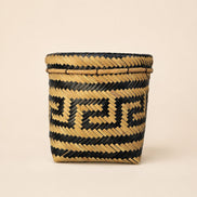 Brazilian Indigenous Art | Urutu Baniwa Basket – 5.12 x 5.12 x 4.72 in