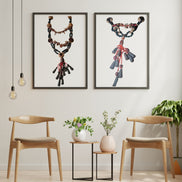 BIOJewelry Amazon Preciosa II Art Decor Handmade for Living Room, Bedroom, Entrance