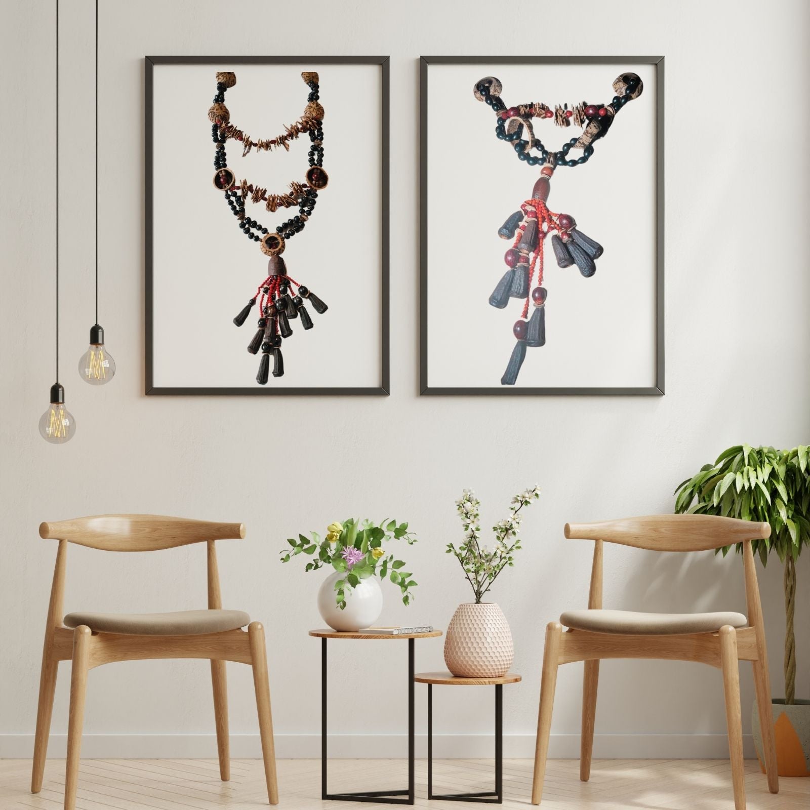 BIOJewelry Amazon Preciosa II Art Decor Handmade for Living Room, Bedroom, Entrance