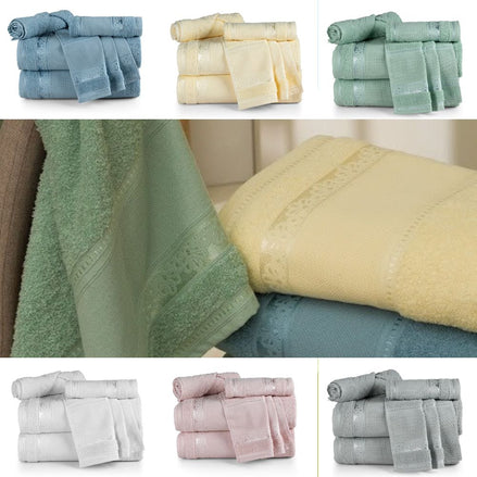 5-Piece Cotton Towel Set Atelier – Embroidery Ready Bath, Hand & Bath Mat 400 GSM