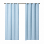 Maison Charlo Basic Blackout Curtain – Blue – 2.20 x 1.30 m – Set of 2 Panels