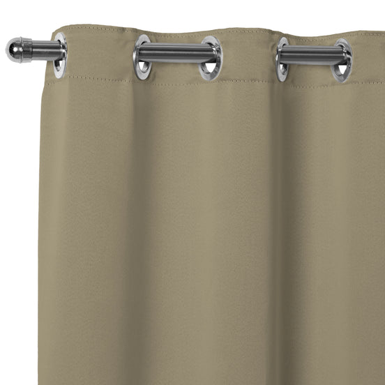 Maison Charlo Basic Blackout Curtains – Beige – 118 x 98 in – Set of 2 Panels