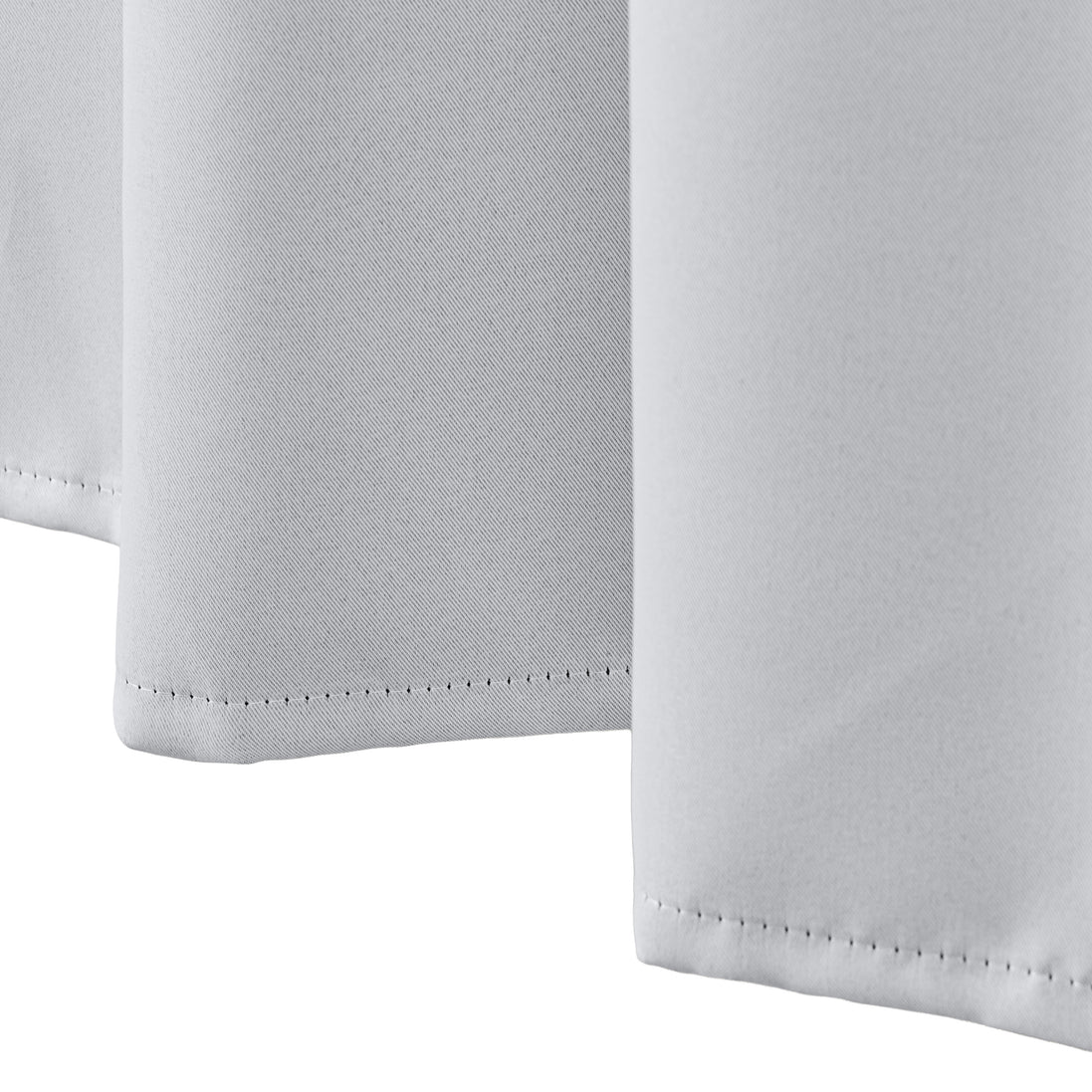 Maison Charlo Basic Blackout Curtains – White – 236 x 98 in – Set of 2 Panels