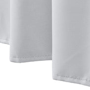 Maison Charlo Basic Blackout Curtains – White – 118 x 98 in – Set of 2 Panels