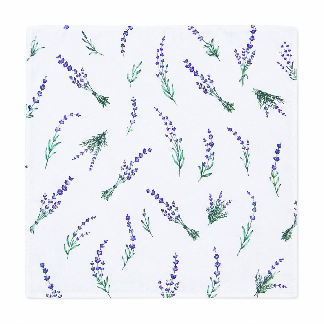 Conjunto de 12 Guardanapos de Tecido 35 x 35 cm – Microfibra Poliéster Estampado Macio Fácil de Cuidar