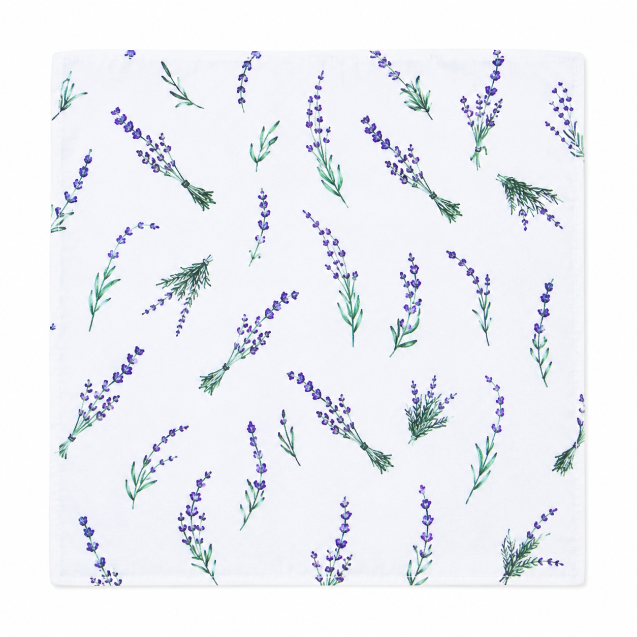Conjunto de 12 Guardanapos de Tecido 35 x 35 cm – Microfibra Poliéster Estampado Macio Fácil de Cuidar