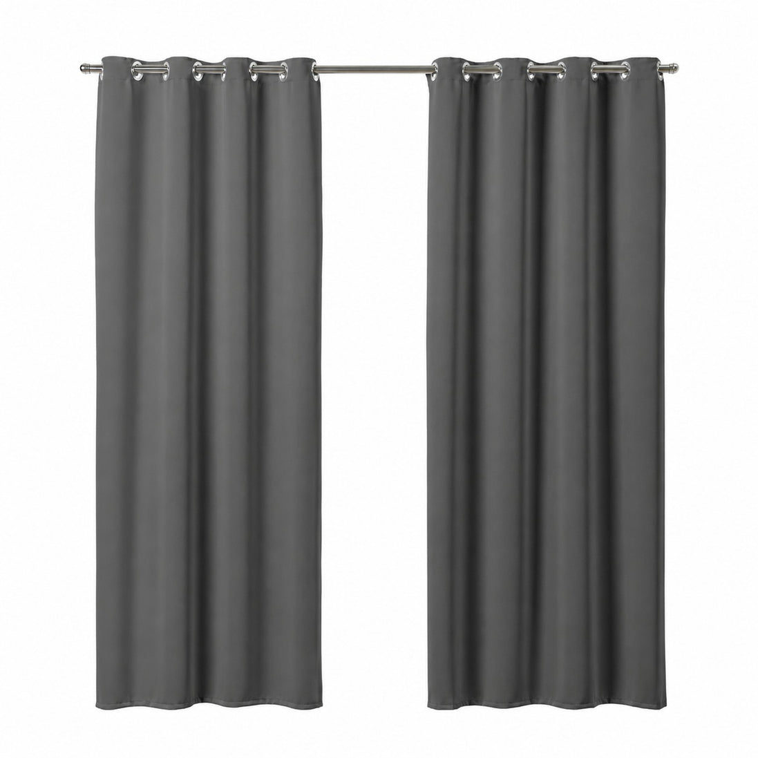 Maison Charlo Basic Blackout Curtains – Charcoal – 236 x 98 in – Set of 2 Panels