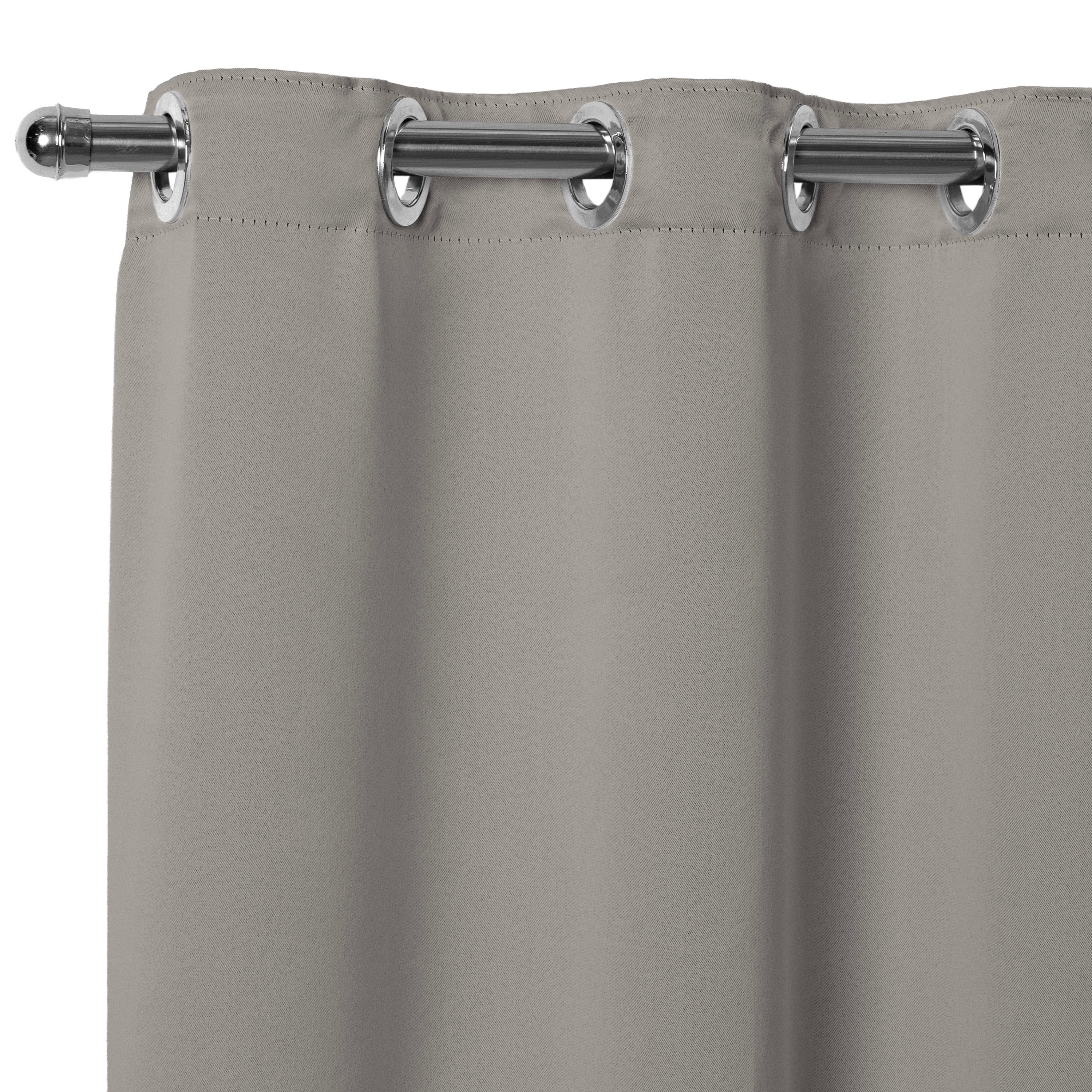 Maison Charlo Basic Blackout Curtains – Gray – 118 x 98 in – Set of 2 Panels