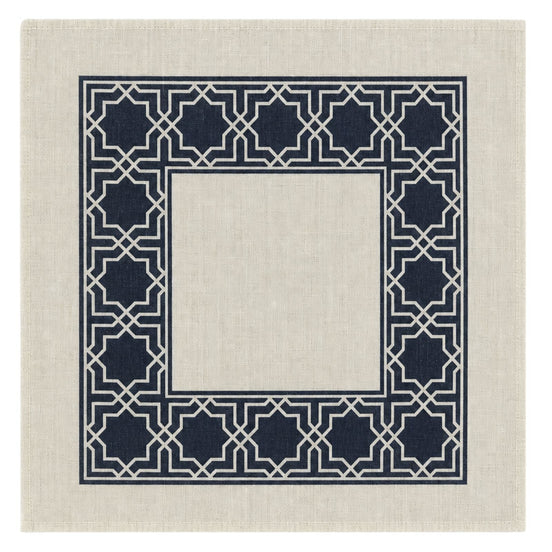 Conjunto de 4 Jogos Americanos Retangulares Impermeáveis Abacaxi Vitral 17X13