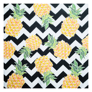 Charlo's Cloth Napkins Set of 4 Pineapple Stained Glass 16