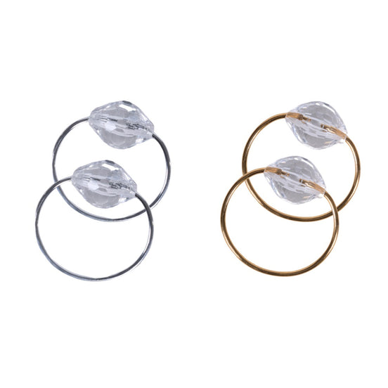 Set of 100 Crystal Napkin Rings – 1.6 x 1.2 in Bulk Elegant Table Decor for Events