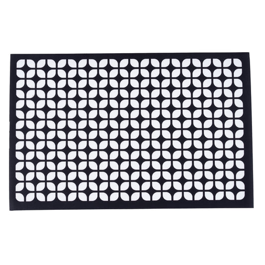 Set of 4 Breeze Block Placemat-Galaxy in Black
