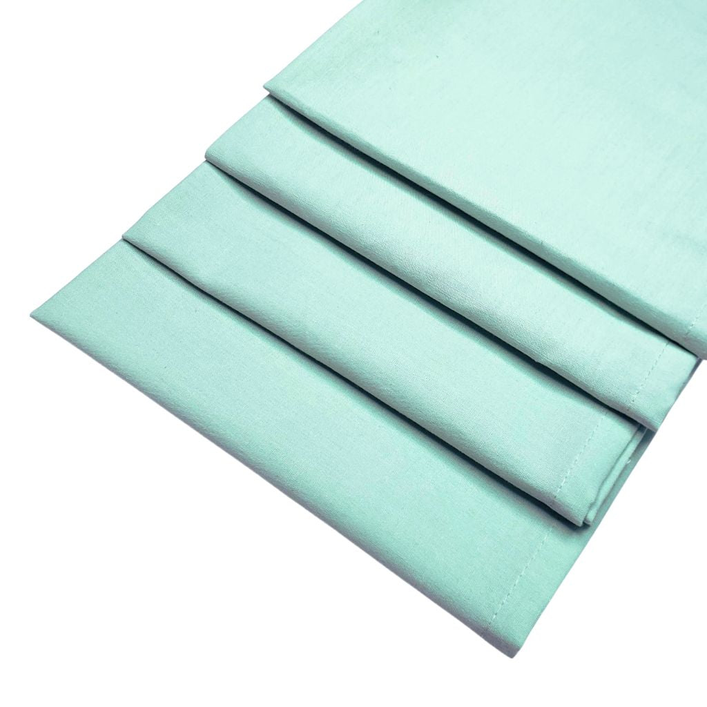 Charlo's Set of 4 Maldive 100% Cotton Solid Cloth Napkins 15" by 15" Washable Reusable