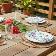 Charlo's Cloth Napkins Set of 4 Tropical Toucan 16