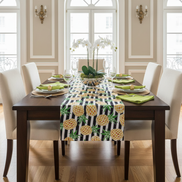 Charlo's Synthetic Cloth Napkins Set of 4 Solid Lemon Green 16