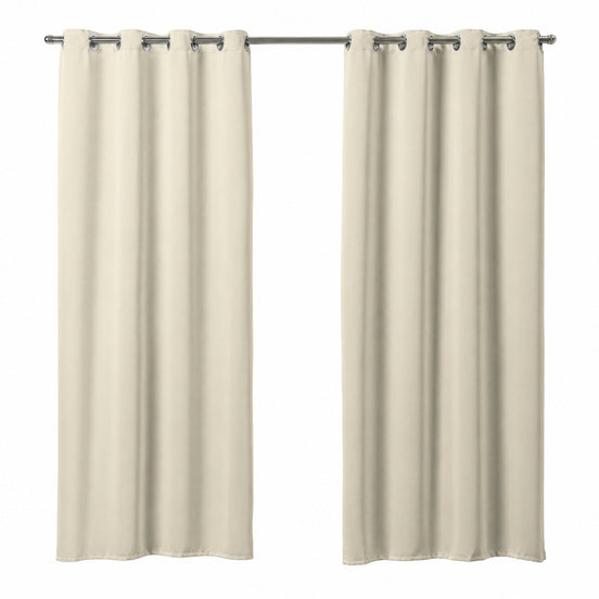 Maison Charlo Basic Blackout Curtains – Natural – 236 x 98 in – Set of 2 Panels