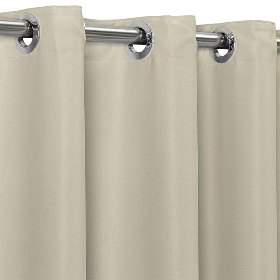 Maison Charlo Basic Blackout Curtains – Natural – 236 x 98 in – Set of 2 Panels