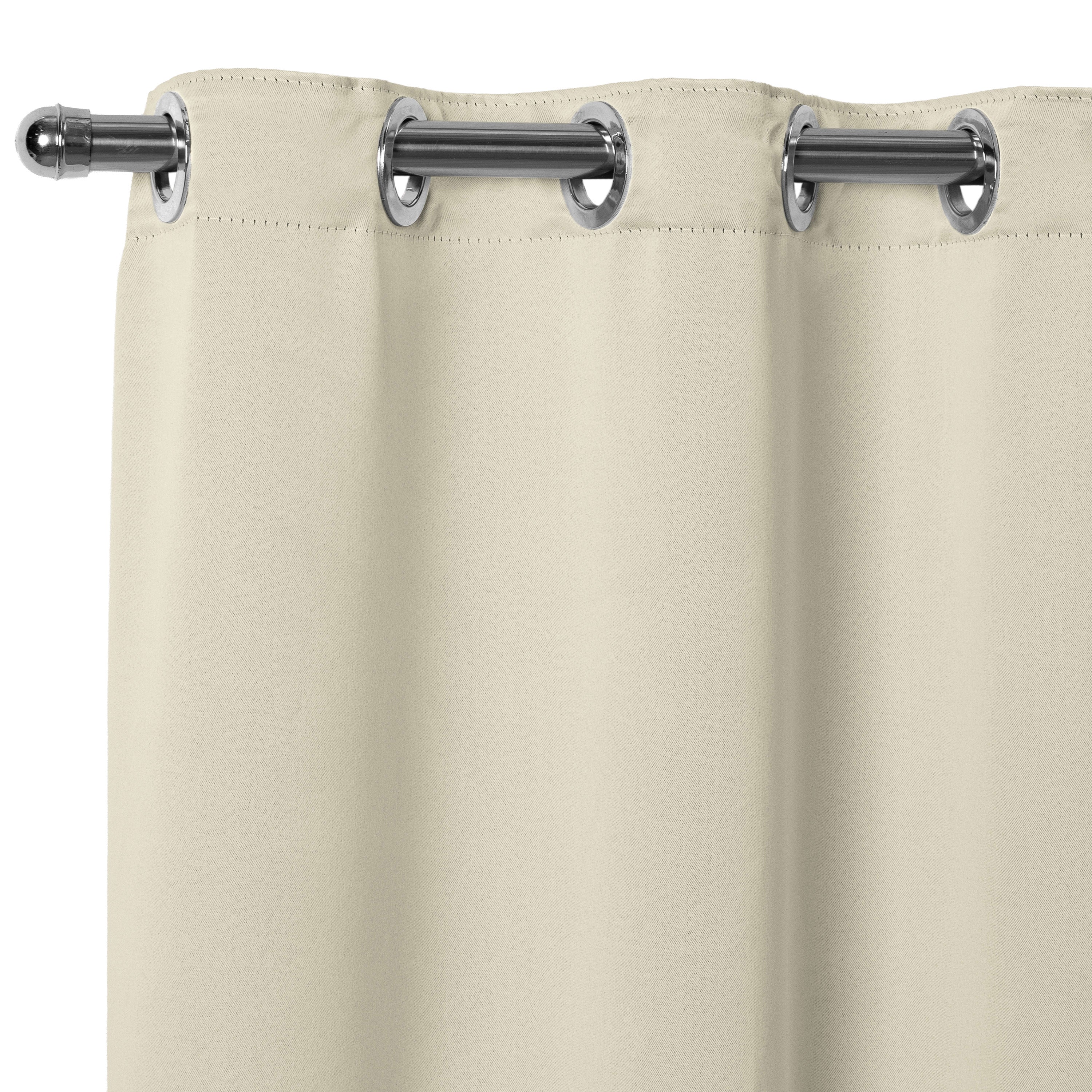 Maison Charlo Basic Blackout Curtains – Natural – 236 x 98 in – Set of 2 Panels