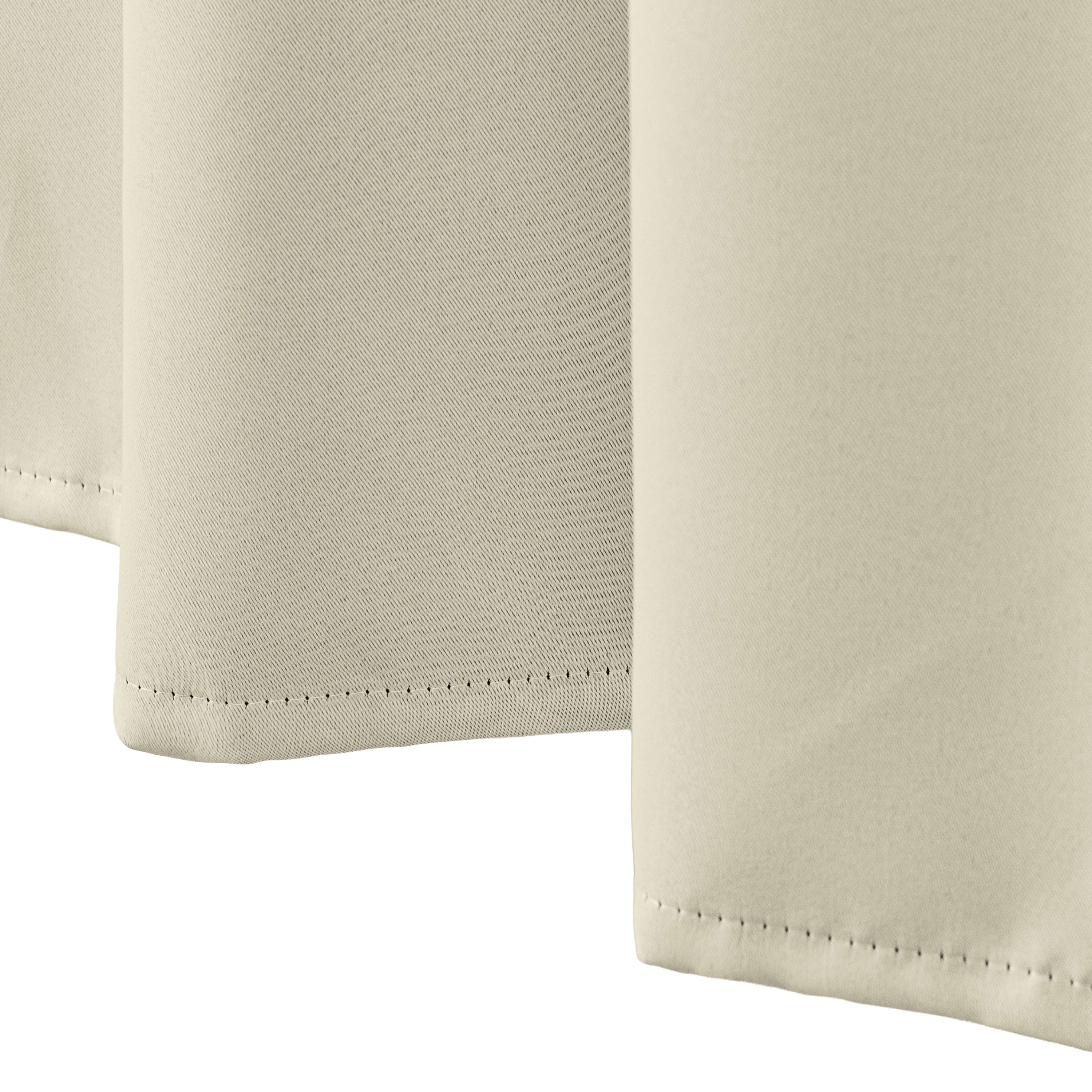 Maison Charlo Basic Blackout Curtains – Natural – 236 x 98 in – Set of 2 Panels