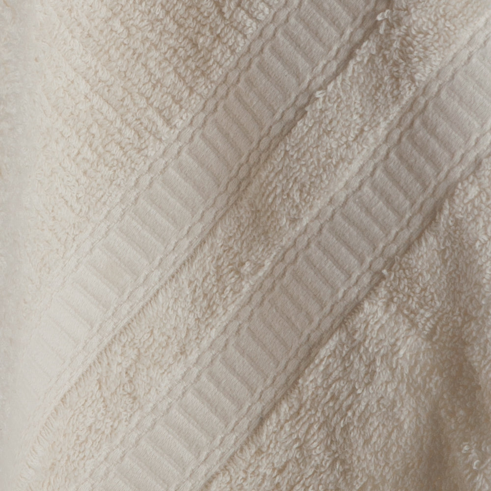 5-Piece Cotton Towel Set White – Bath, Hand & Bath Mat Paris Collection Soft Absorbent
