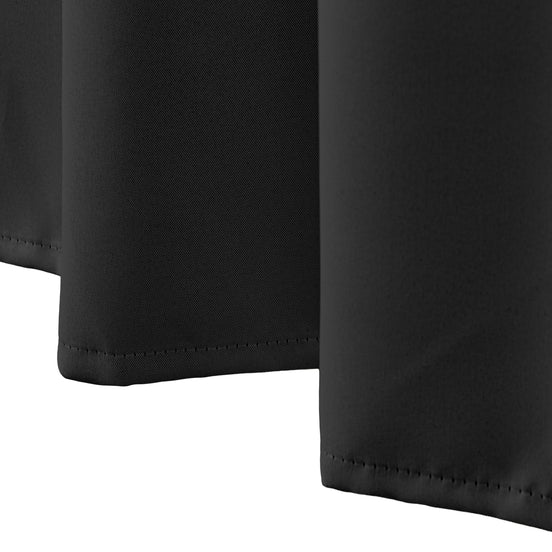 Maison Charlo Basic Blackout Curtains – Black – 236 x 98 in – Set of 2 Panels