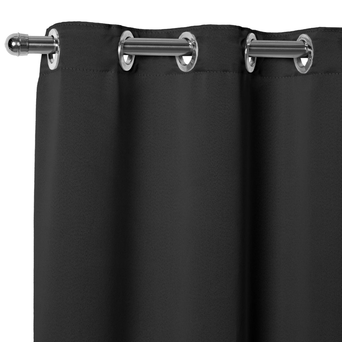 Maison Charlo Basic Blackout Curtains – Black – 236 x 98 in – Set of 2 Panels