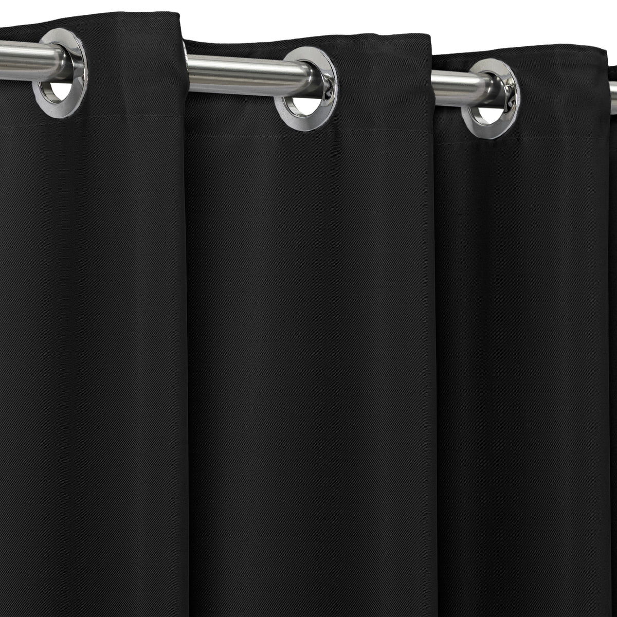 Maison Charlo Basic Blackout Curtains – Black – 236 x 98 in – Set of 2 Panels