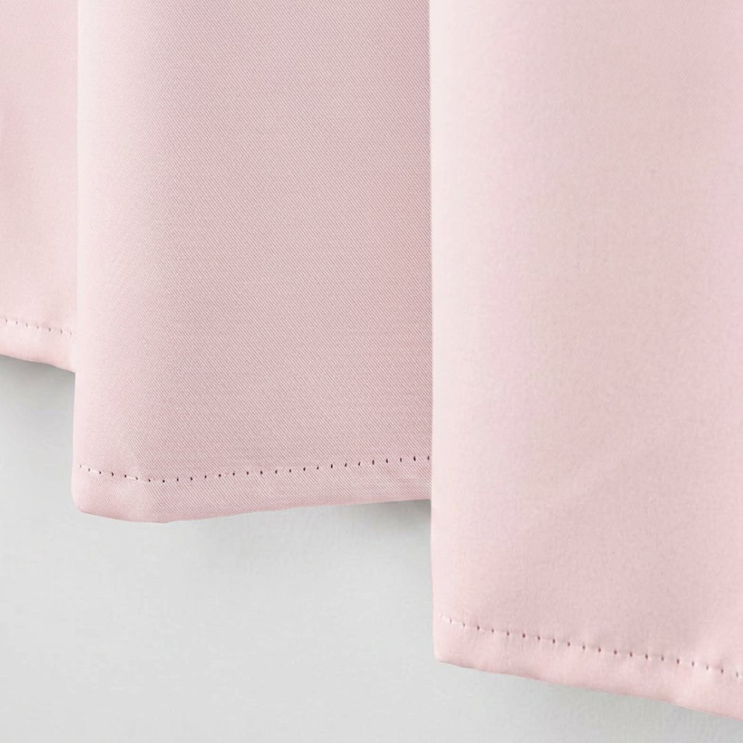Maison Charlo Basic Blackout Curtains – Pink – 102 x 71 in – Set of 2 Panels