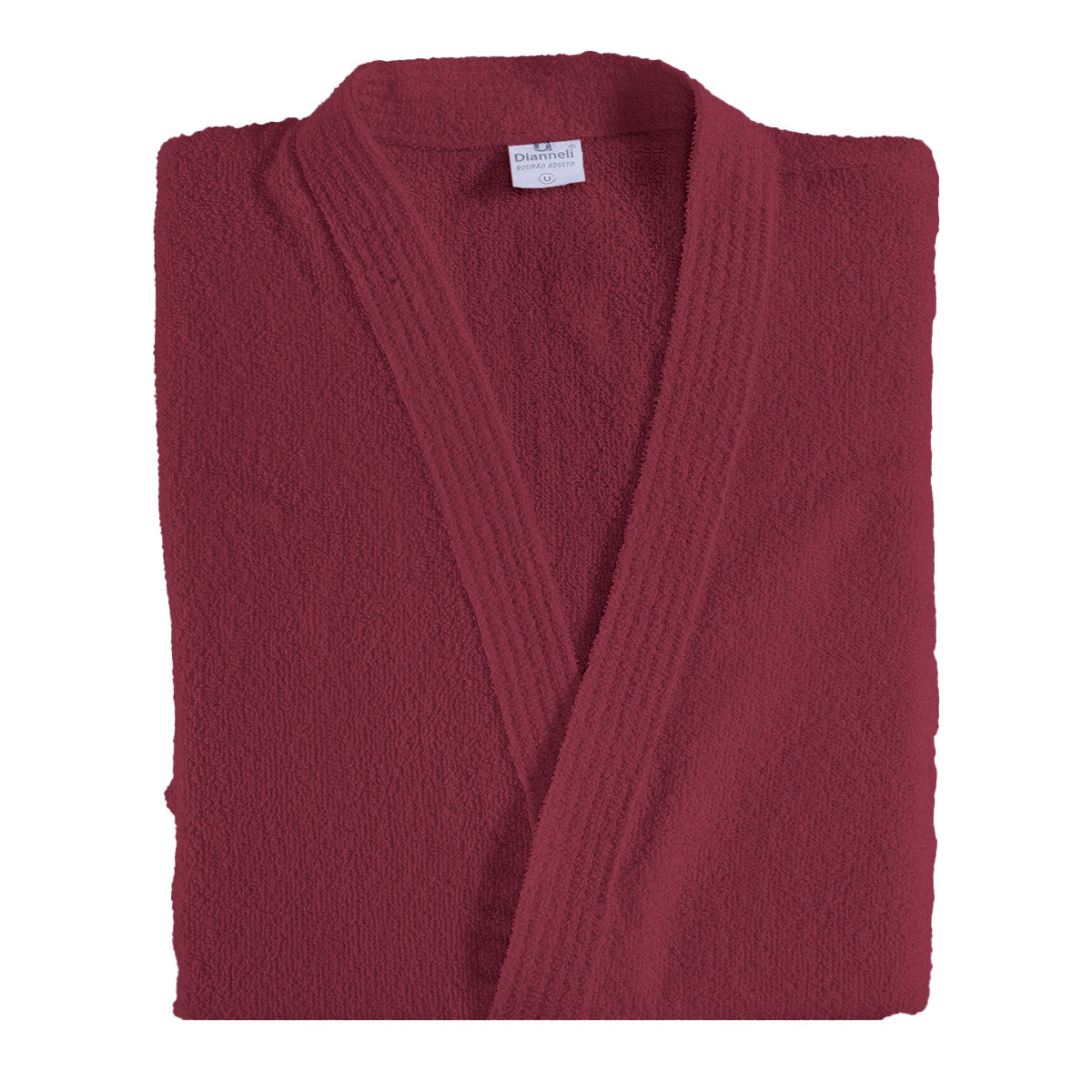 Adult Terry Cotton Bathrobe 39.4 x 21.3 in – 100% Cotton Soft Absorbent Robe One Size