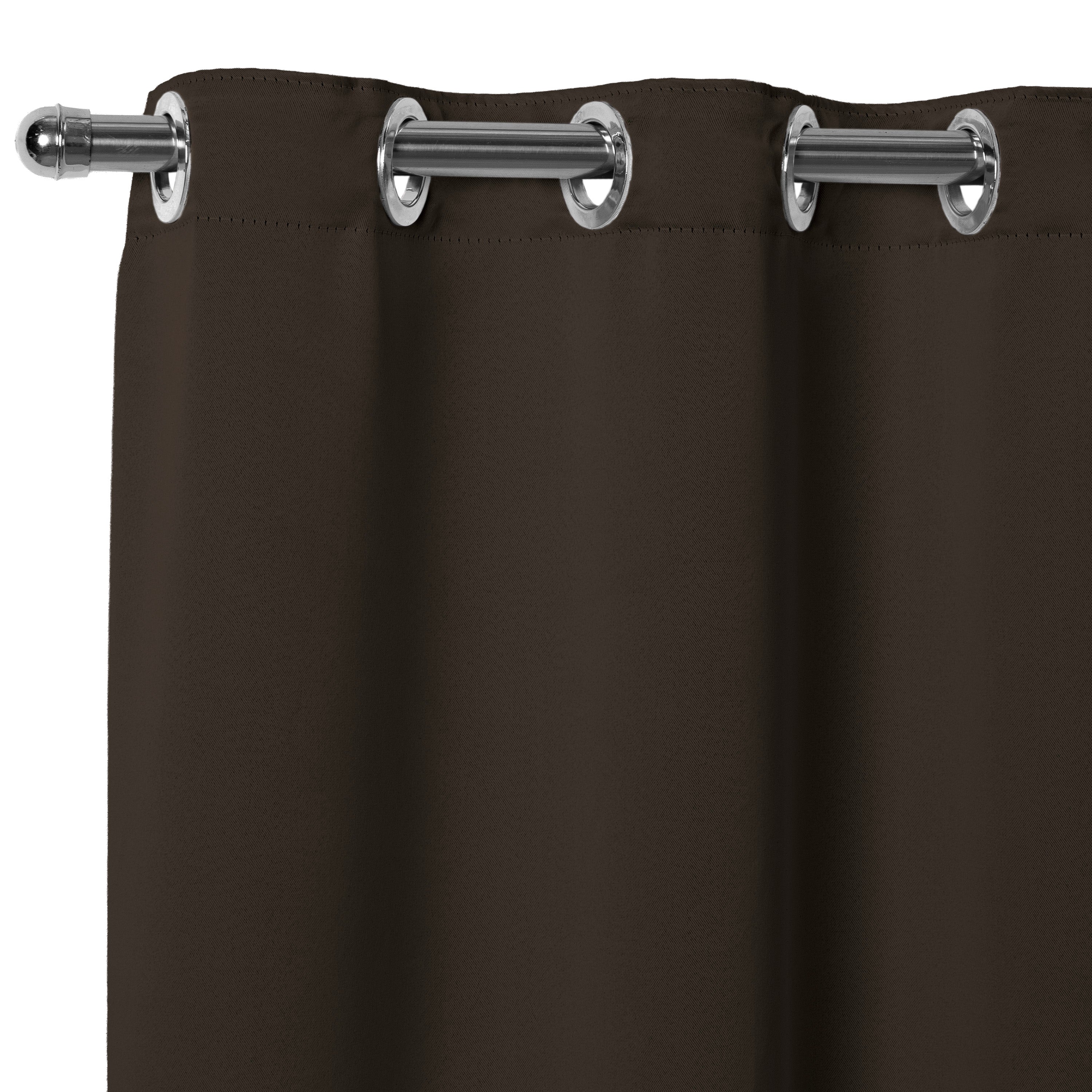 Maison Charlo Basic Blackout Curtains – Tobacco Brown – 118 x 98 in – Set of 2 Panels