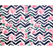 Conjunto de 4 Jogos Americanos Retangulares Impermeáveis Flamingo Doçura 43X33cm