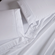 Full Sheet Set 4 Pieces White Hemstitch Detail 94.5 x 80.7 in – Soft Micropercale 300 Thread Count