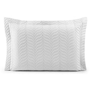 Quilted Pillow Sham 27.6 x 19.7 in with Zipper – 150 Thread Count Cotton Percale Soft Cover