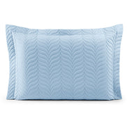Quilted Pillow Sham 27.6 x 19.7 in with Zipper – 150 Thread Count Cotton Percale Soft Cover