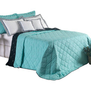 Queen Coverlet Set 7 Piece Reversible Embroidered Bedding – Renove 400 Thread Count